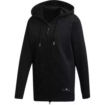 Adidas Stella McCartney Collaboration Ess Hoodie Удобная спортивная куртка с капюшоном Женская куртка черного цвета EA2543 XS