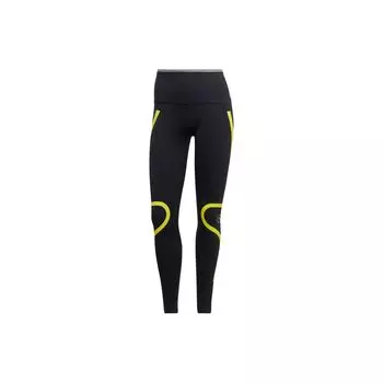 Adidas Stella McCartney Tpa облегающие полосатые спортивные брюки с эластичной резинкой на талии женские черные брюки HI6136 XS