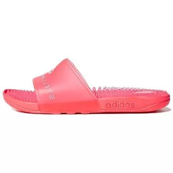 Adidas Stella McCartney x Adissage Slides Turbo Женские сандалии Pink Cloud-White D97731