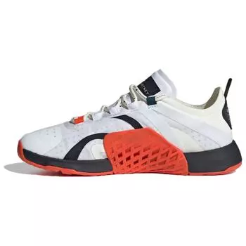 Adidas Stella McCartney x Dropset Leopard Женские кроссовки White Off-White Active-Orange IG1142 36