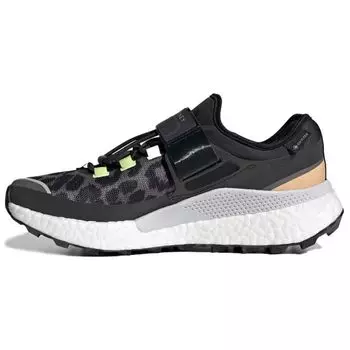 adidas Stella McCartney x Outdoor Boost Rain.RDY Женские кроссовки Black Leopard Core-Black Granite Solar-Orange FV5656