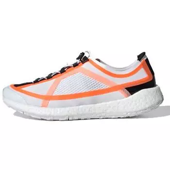 Adidas Stella McCartney x PulseBoost HD White Solar Orange Женские кроссовки Cloud-White EF2150