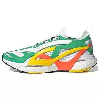 adidas Stella McCartney x SolarGlide Green Impact Orange Женские кроссовки White Cloud-White Semi-Impact-Orange GX9860 36