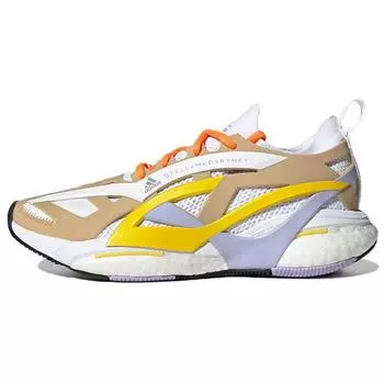 adidas Stella McCartney x SolarGlide Gum Shift Фиолетовый Желтый Женские Кроссовки Коричневый GX9861 36
