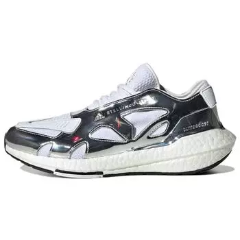 Adidas Stella McCartney x UltraBoost 22 Металлик Серебристый Женские Кроссовки Облачно-Белый Основной Черный GW8129 37
