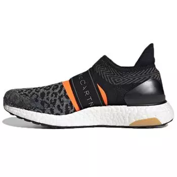 Adidas Stella McCartney x UltraBoost 3D Knit Leopard Женские кроссовки Black Core-Black Signal-Orange GY4916 36