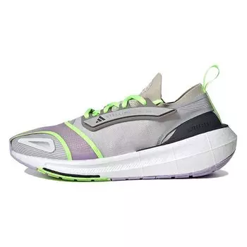 adidas Stella McCartney x UltraBoost Light Gobi женские кроссовки кремовые полу-блеск-зеленые фиолетово-свечение ID1904 36