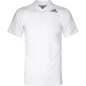 Adidas Стиль жизни Повседневная серия Дышащая рубашка поло с коротким рукавом с буквами Мужские рубашки поло Белого цвета CW3931 L