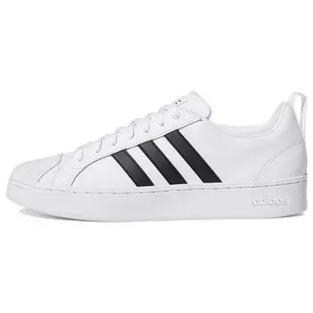 Adidas Streetcheck Cloudfoam Court Low White Черные мужские кроссовки Footwear-White Core-Black GW5488 42