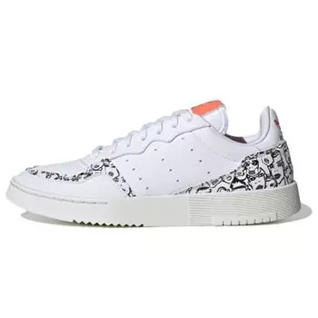 Adidas Supercourt Semi Coral Женские кроссовки White Cloud-White Core-Black EH1019
