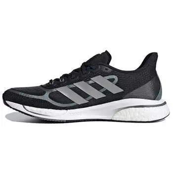 adidas Supernova+ Black Silver Metallic Женские кроссовки Core-Black Blue-Oxide FX2432