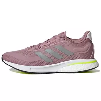 adidas Supernova Magic Mauve Solar Yellow Женские кроссовки Розовый серебристо-металлик GX2970 40