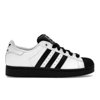 adidas Superstar 2 белые черные подошвы мужские кроссовки Cloud-White Core-Black JI0124 42