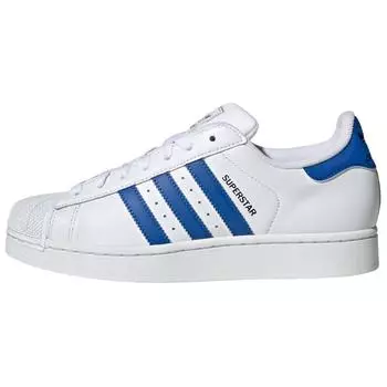Adidas Superstar 2 белые синие мужские кроссовки Cloud-White Core-Black JQ4729 40