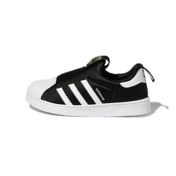 adidas Superstar 360 I Black White Детские кроссовки Core-Black Cloud-White Gold-Metallic GX3233