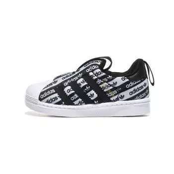 Adidas Superstar 360 Infant Core Черные детские кроссовки Cloud-White EF6642