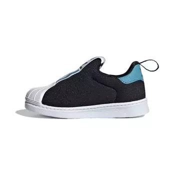 Adidas Superstar 360 X Infant Black Hazy Blue Детские кроссовки Core-Black Footwear-White FX4918 22