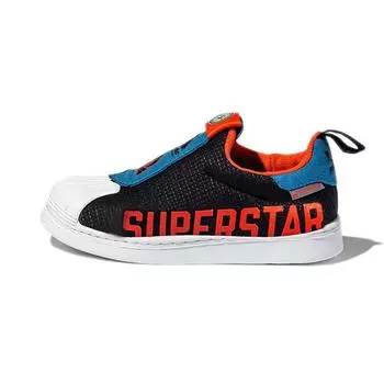 Adidas Superstar 360 XJ Black Bright Red Детские кроссовки Core-Black Focus-Blue Q46510