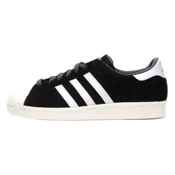 Adidas Superstar 80s Deluxe Замшевые мужские кроссовки Black Core-Black Vintage-White B25961 44