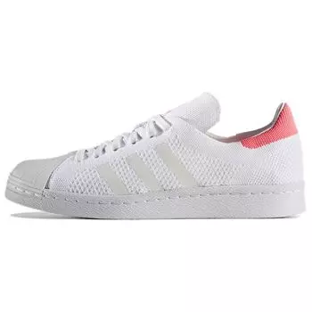 Adidas Superstar 80s Primeknit White Solar Pink Женские кроссовки Footwear-White BB5095