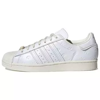 adidas Superstar Allover Debossed Trefoils — белые мужские кроссовки Cloud-White Off-White GY0025 44