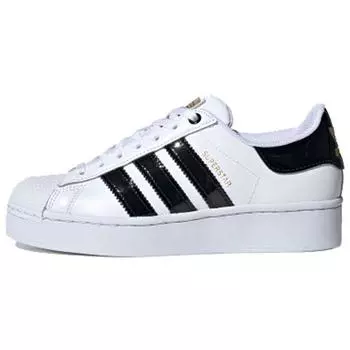 adidas Superstar Bold Cloud White Женские кроссовки Core-черный золотисто-металлик FV3336