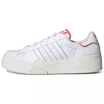 Adidas Superstar Bonega 2B White Solar Red Женские кроссовки Cloud-White Core-White IG2395 38