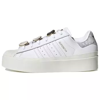 Adidas Superstar Bonega White Gold Metallic Женские кроссовки Cream Cloud-White GY1485 36