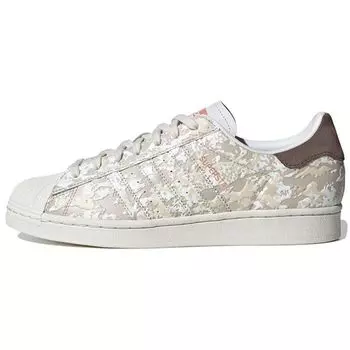 Adidas Superstar Camo - Мужские кроссовки Crystal White Cream Wonder-Beige Earth-Strata IG3082 46