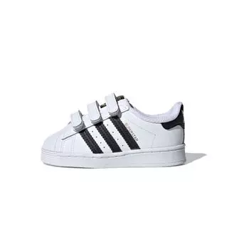 Adidas Superstar CF I Footwear Белые детские кроссовки Core-Black EF4842