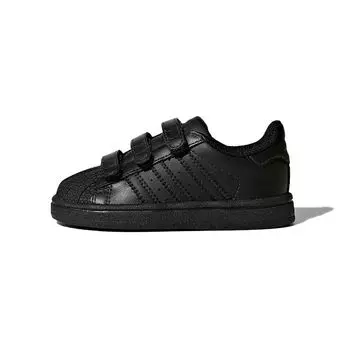 Adidas Superstar CF I Triple Black Детские кроссовки Core-Black BZ0417