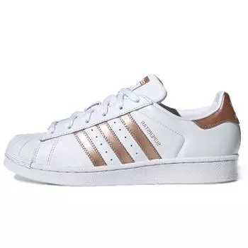 Adidas Superstar Copper Metal Женские кроссовки White Footwear-White Copper-Metalic EE7399