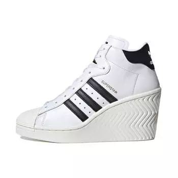 adidas Superstar Ellure White Black Женские кроссовки Cloud-White Core-Black Off-White FW0102