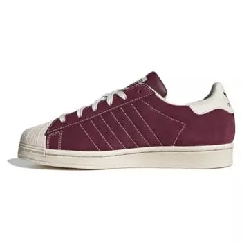 adidas Superstar Fine Form - Бордовые женские кроссовки Красный Чудо-Белый IF7676 37