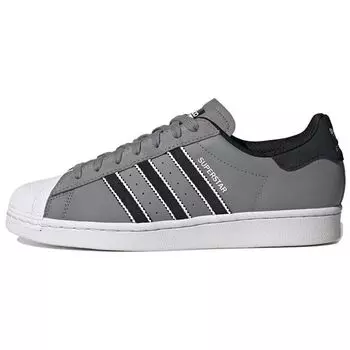 Adidas Superstar Grey Black Мужские кроссовки Grey-Three Core-Black Cloud-White IF7981 40
