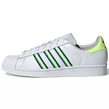 Adidas Superstar Hi-Res Желтые мужские кроссовки White Collegiate-Royal CG6262