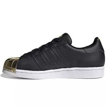 Adidas Superstar MT Black Gold Metallic Женские кроссовки Core-Black Cloud-White FY7350