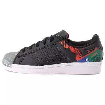 Adidas Superstar Multi Logo Patches — черные кроссовки унисекс GX2716 35