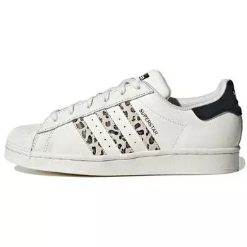 Adidas Superstar Off White Black Leopard Женские кроссовки Cream Core-Black IF7615 37