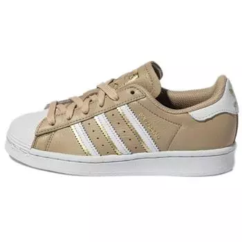 adidas Superstar Pale Nude Женские кроссовки Коричневые облачно-белые золотисто-металлические GZ3454 36