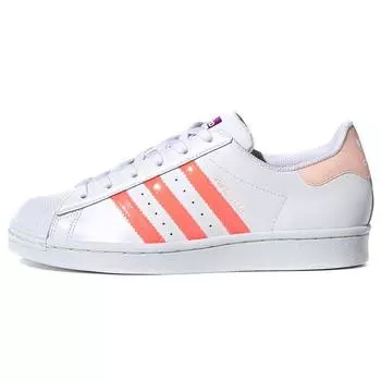 adidas Superstar Signal Розовые женские кроссовки Cloud-White Shock-Purple FW2502