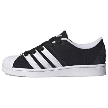 adidas Superstar Supermodified Black White - Мужские кроссовки на черном каблуке Core-Black Cloud-White H03739 38