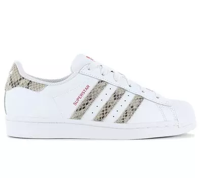 adidas Superstar W - White Snakeskin - Женские кроссовки белые HQ1918 ORIGINAL