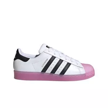 Adidas Superstar White Black Shock Purple FW3554 Женские кроссовки