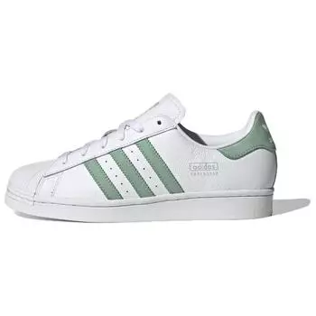 Adidas Superstar White Hazy Green женские кроссовки Cloud-White IG4541 36