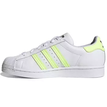adidas Superstar White Hi-Res Желтые женские кроссовки Cloud-White Matte-Silver FX6090 36
