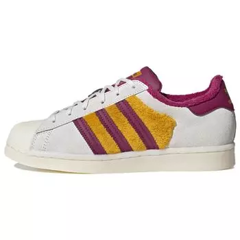 Adidas Superstar White Power Berry Gold Женские кроссовки Raw-White Legacy-Gold FZ3638