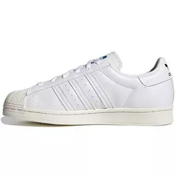 Adidas Superstar White Rainbow Logo Женские кроссовки Cloud-White Off-White GZ7537 36