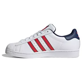 Adidas Superstar White Scarlet Темно-синие кроссовки унисекс Обувь-Белый Better-Scarlet IG4318 40