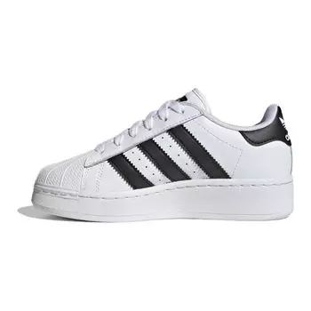 Adidas Superstar XLG J белые черные детские кроссовки Cloud-White Core-Black Gold-Metallic IE6808 39